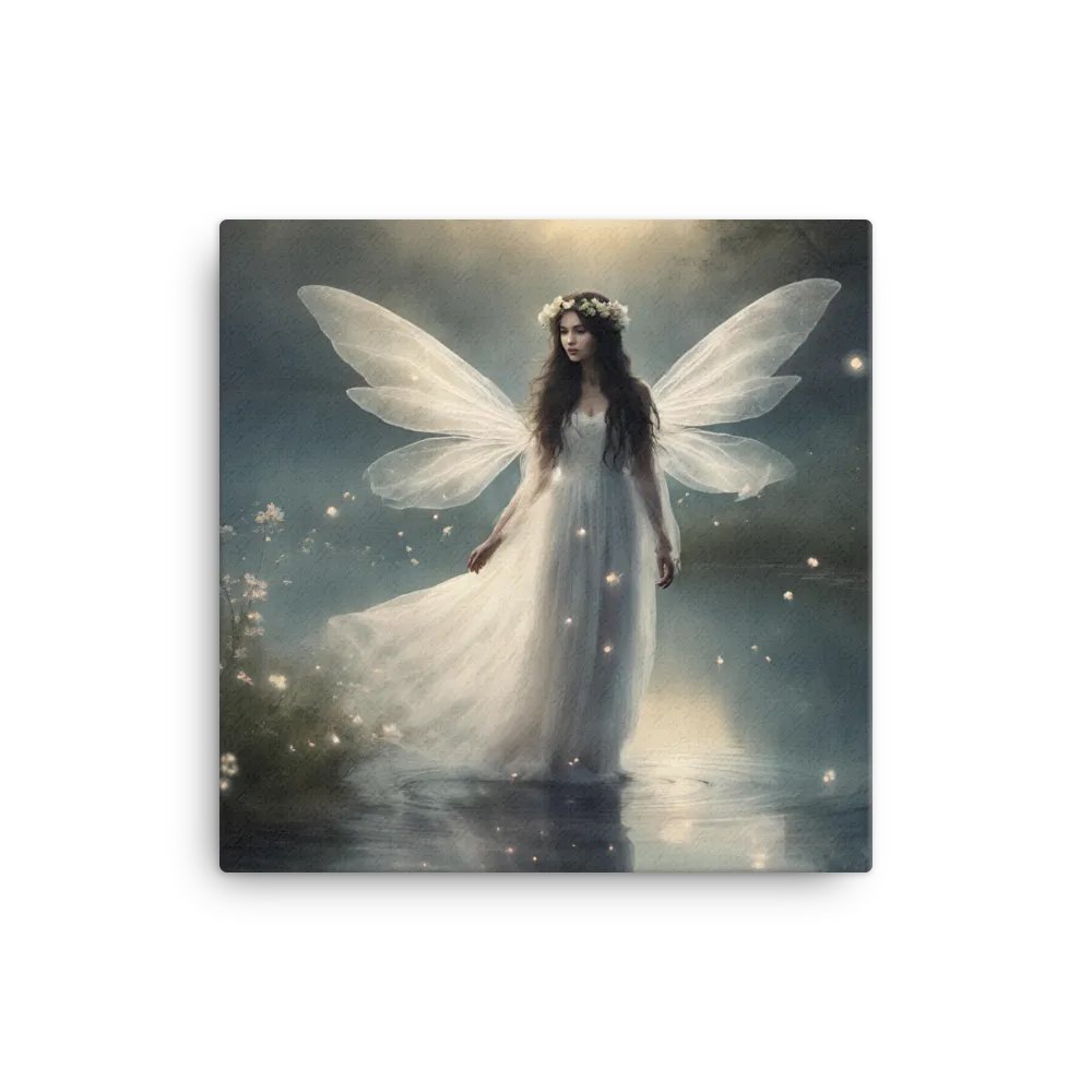 Fairy and Fireflies By Lake Wall Art product image (2)