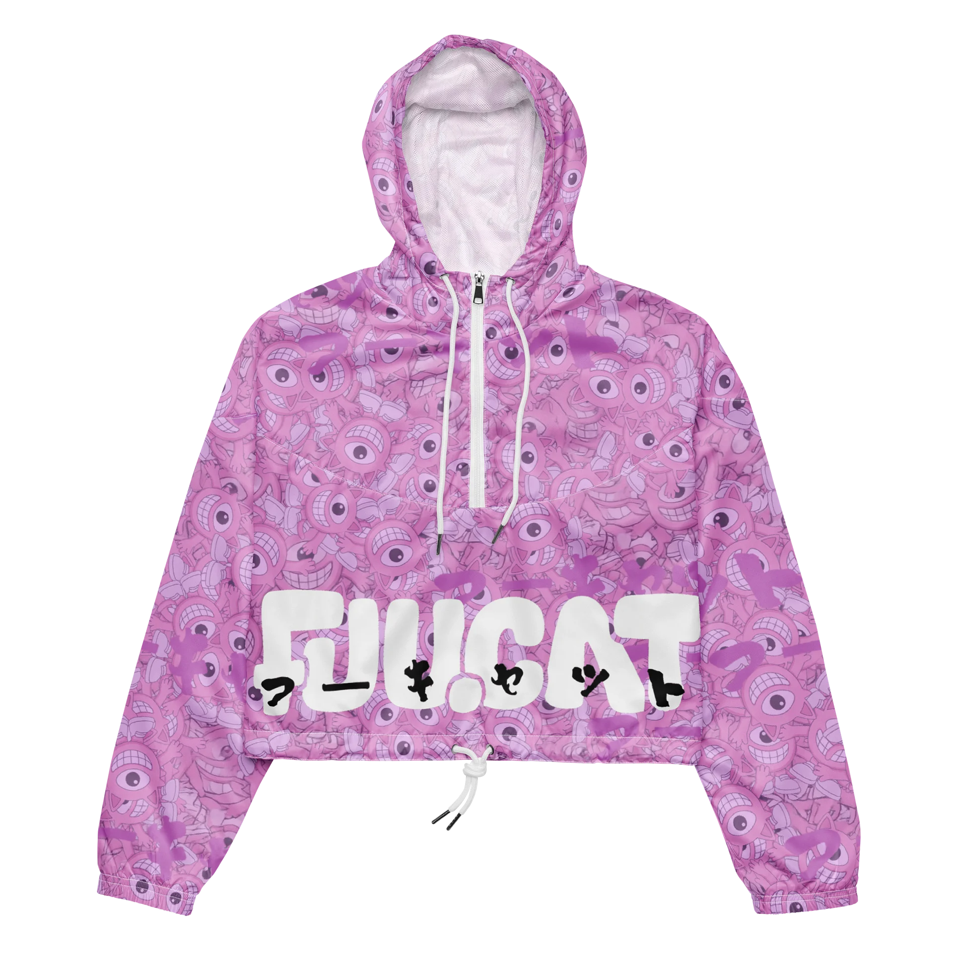 FUU.CAT "Kawaii & Lost" Crop Windbreaker product image (2)