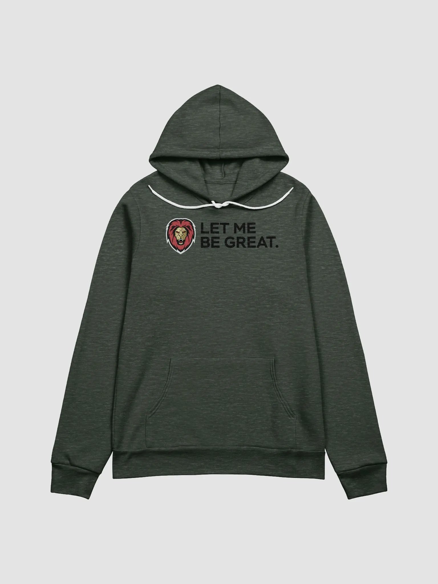 Let me be great hoodie black product image (1)
