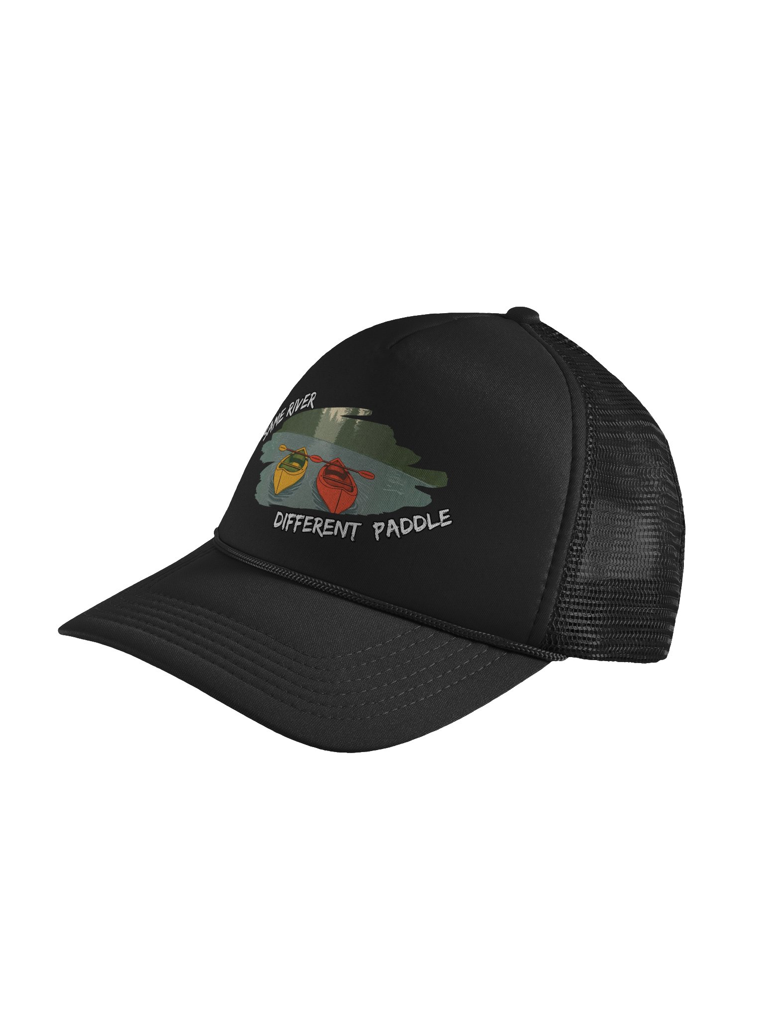 Same River, Different Paddle – Outdoorsy Couples Adventure Hat product image (4)