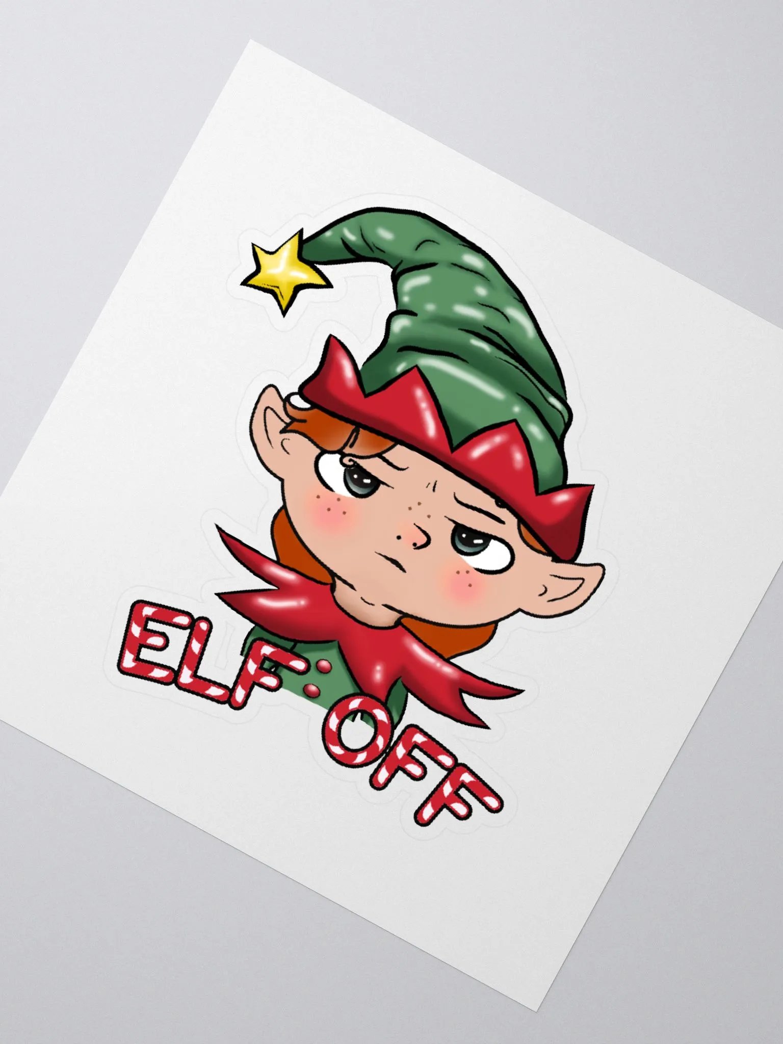 Elf Off Sticker product image (2)