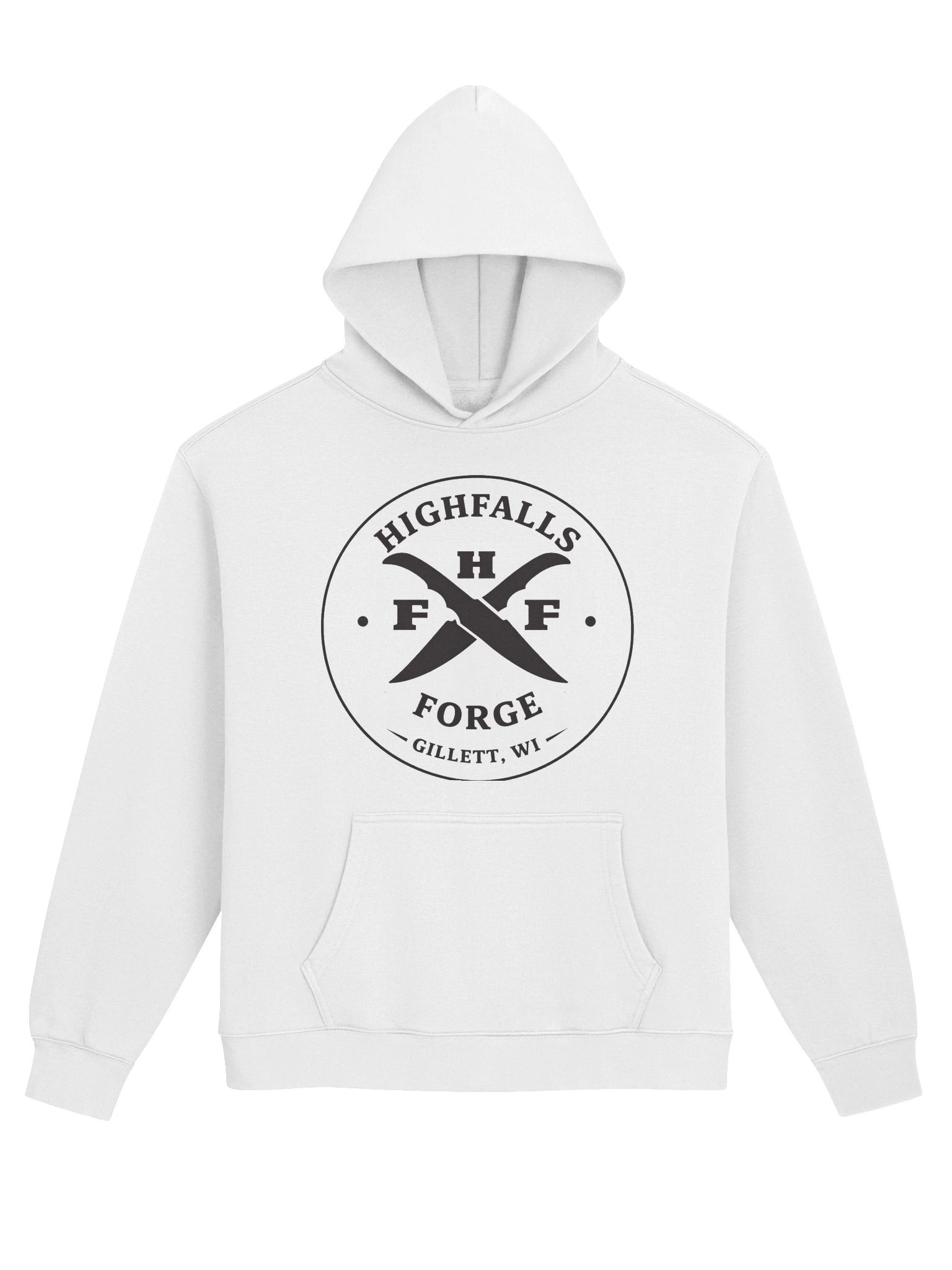 White and black sweatshirt product image (1)