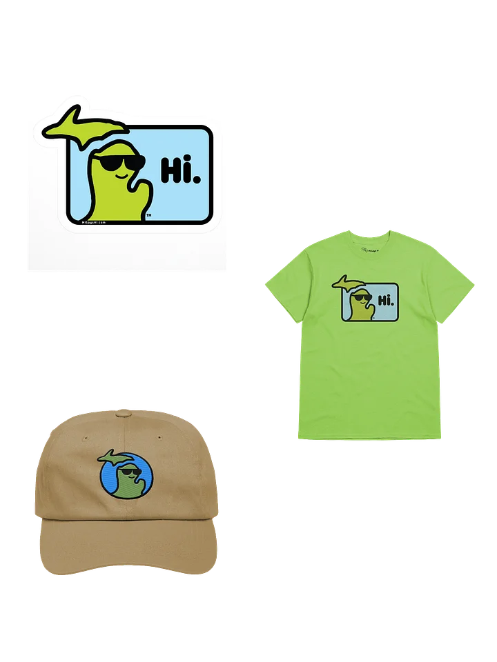MI Says Hi™ Shirt, Hat & Sticker Bundle product image (1)