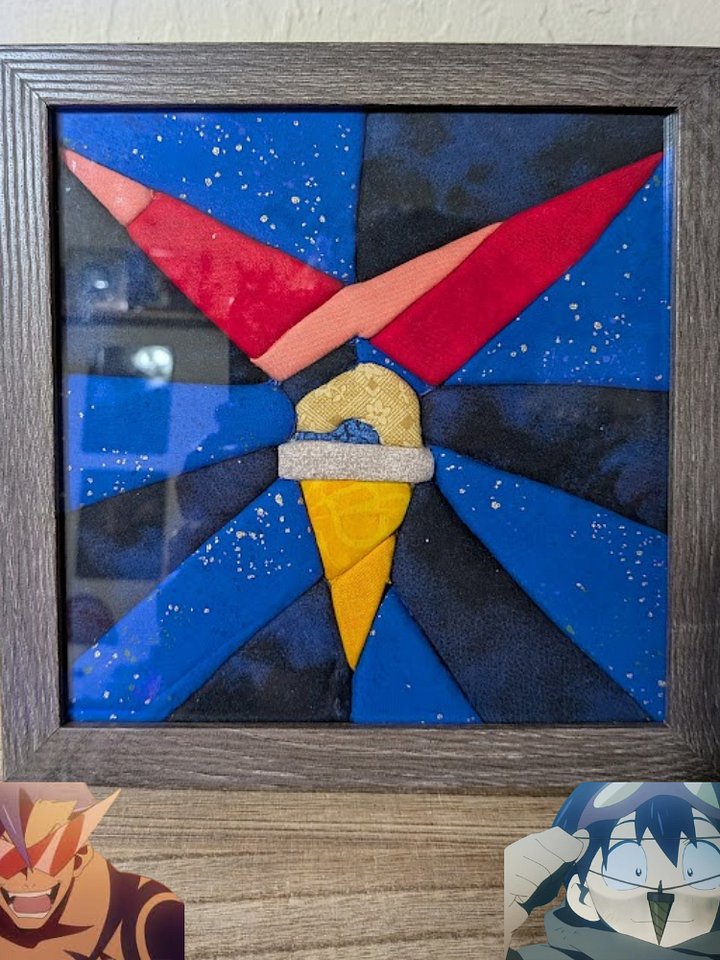 Gurren Lagann Kinusaiga (Framed Fabric Art) product image (1)