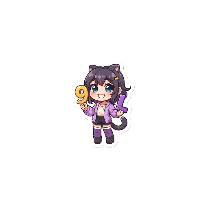 9LS4 TheKaitlynPlayz Die-Cut Magnets product image (1)