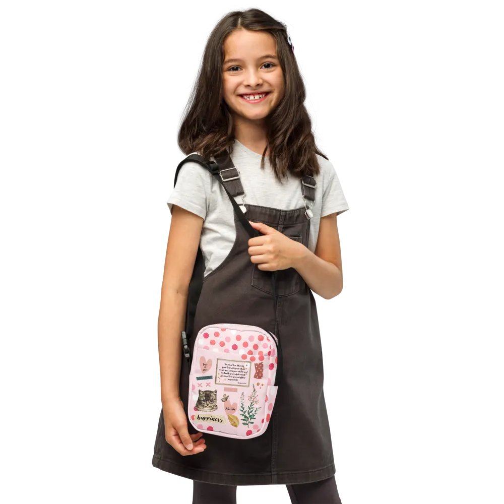 Matthew 22:37-39 | Chic Boho Collage Crossbody Bag product image (2)