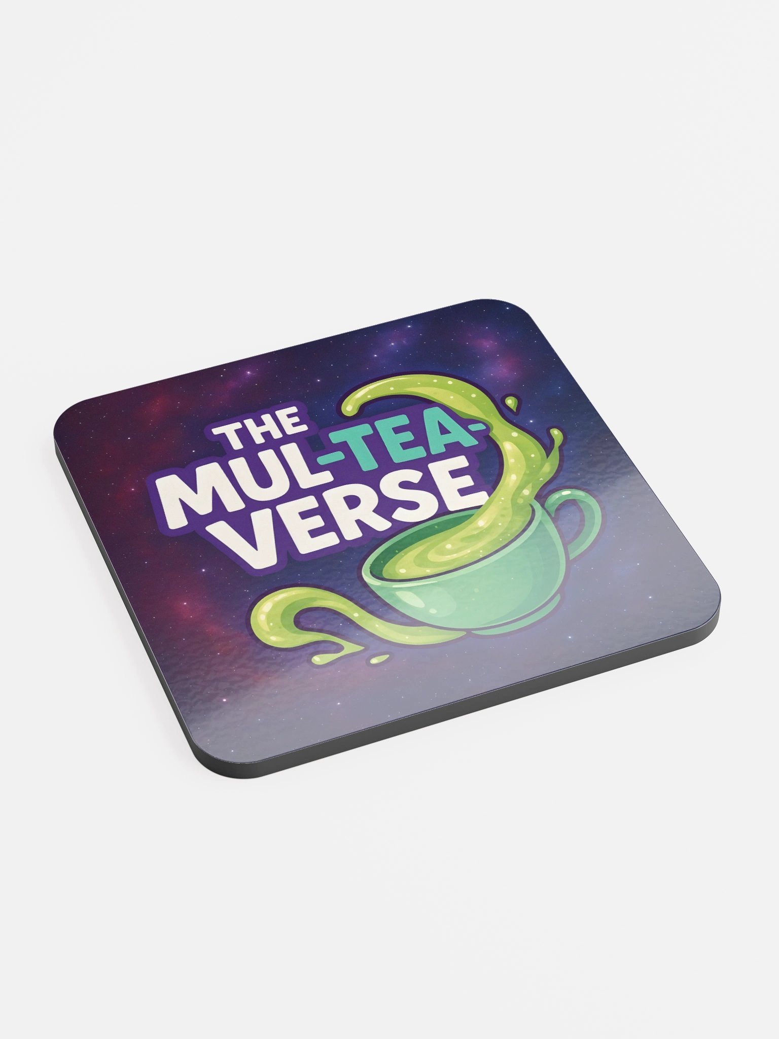 The Mul-Tea-Verse Cork Coaster product image (2)