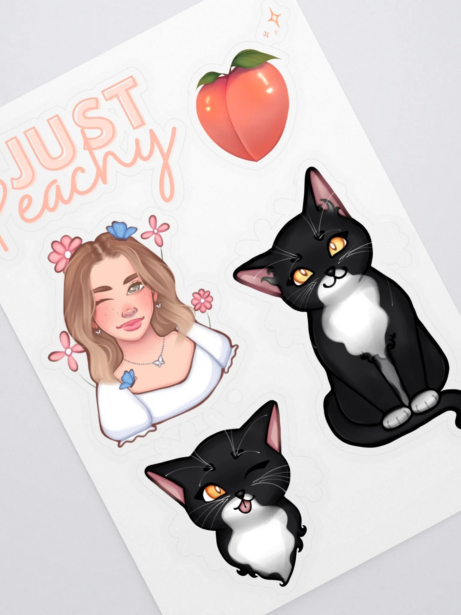 Sushi & Peachy Sticker Sheet product image (2)