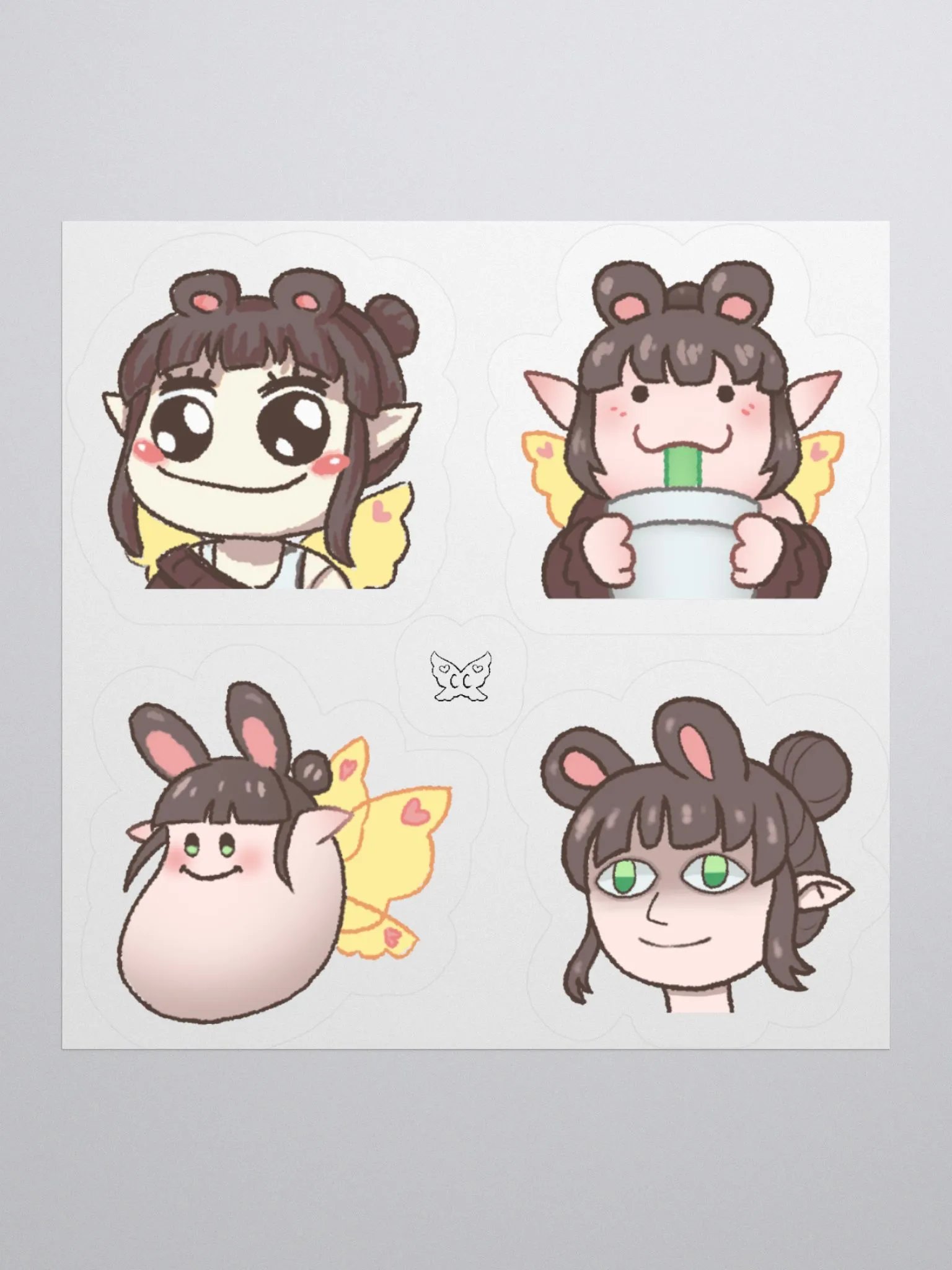 Cheesecake Emote Stickies - Silly Pack product image (1)