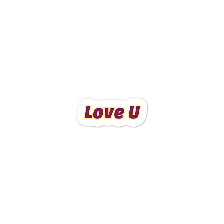 Love U Sticker product image (1)