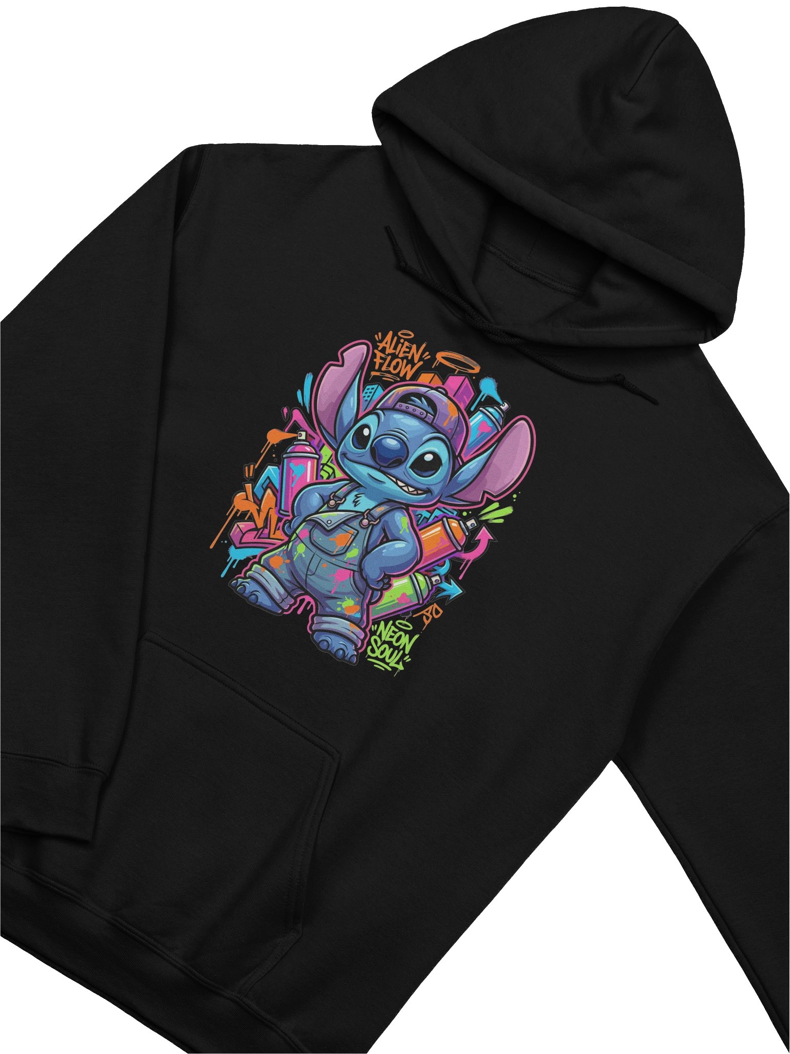 Stitch graffiti hoodie product image (24)