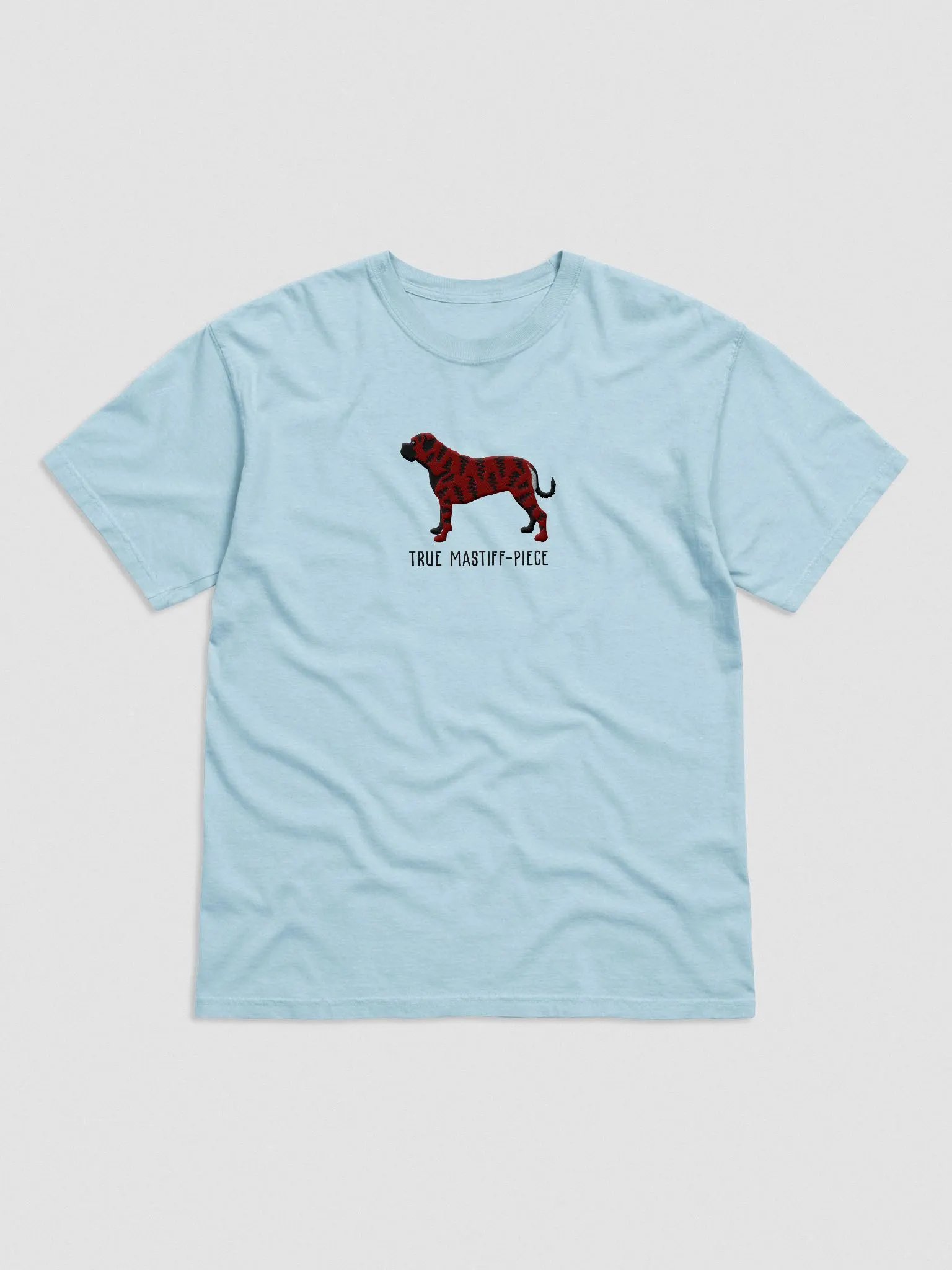 True Mastiff-Piece T-Shirt(Embroidered) of a Bullmastiff(Brindle) product image (4)