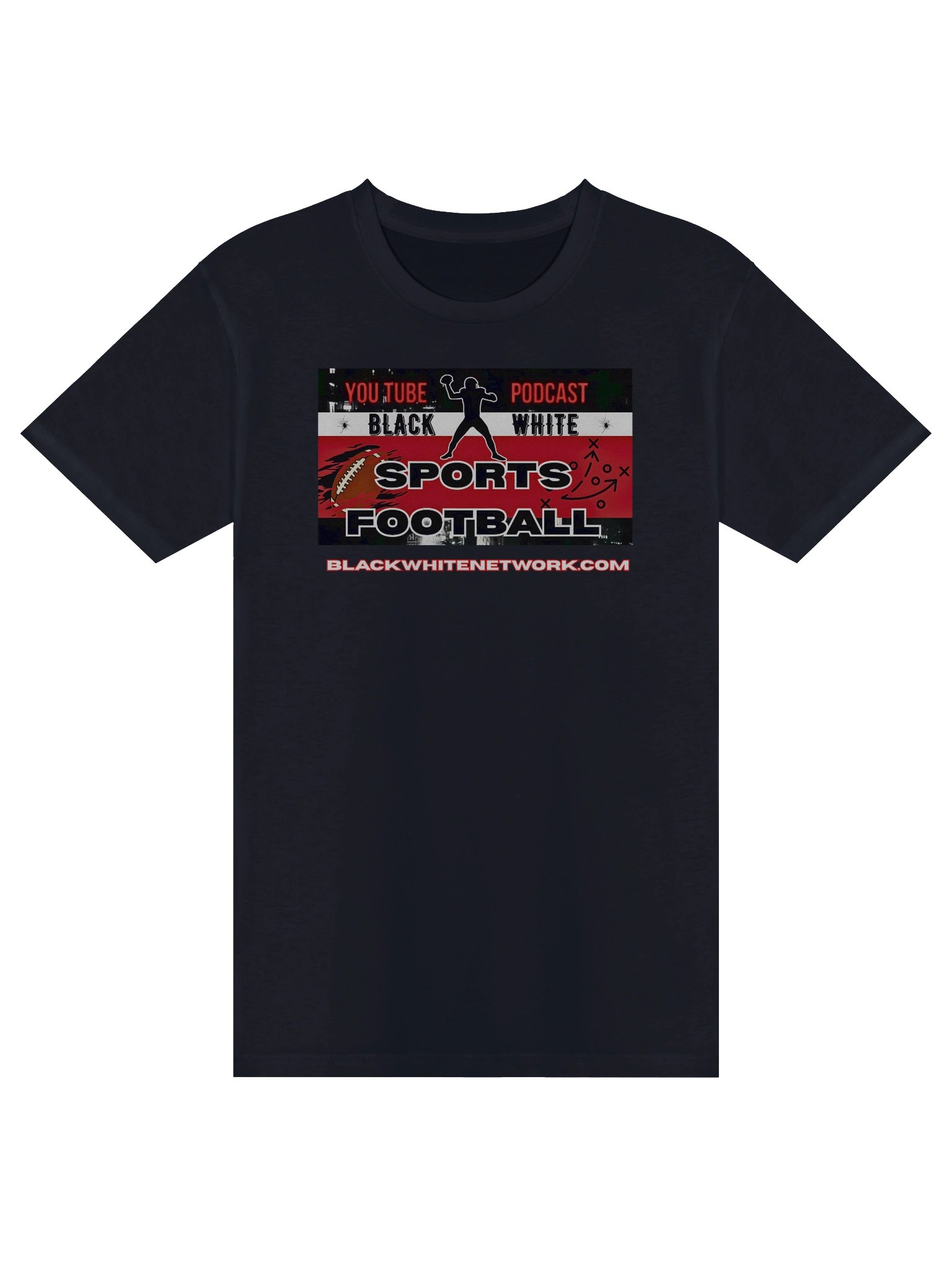 Official Black and White Sports Football Shirt product image (1)