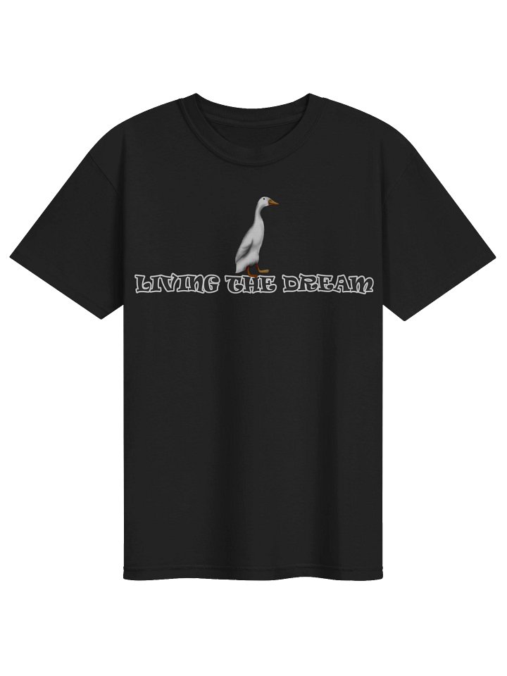 Duck "LIVING THE DREAM" T-Shirt. Men's Comfort Colors Garment-Dyed Heavyweight T-Shirt product image (1)