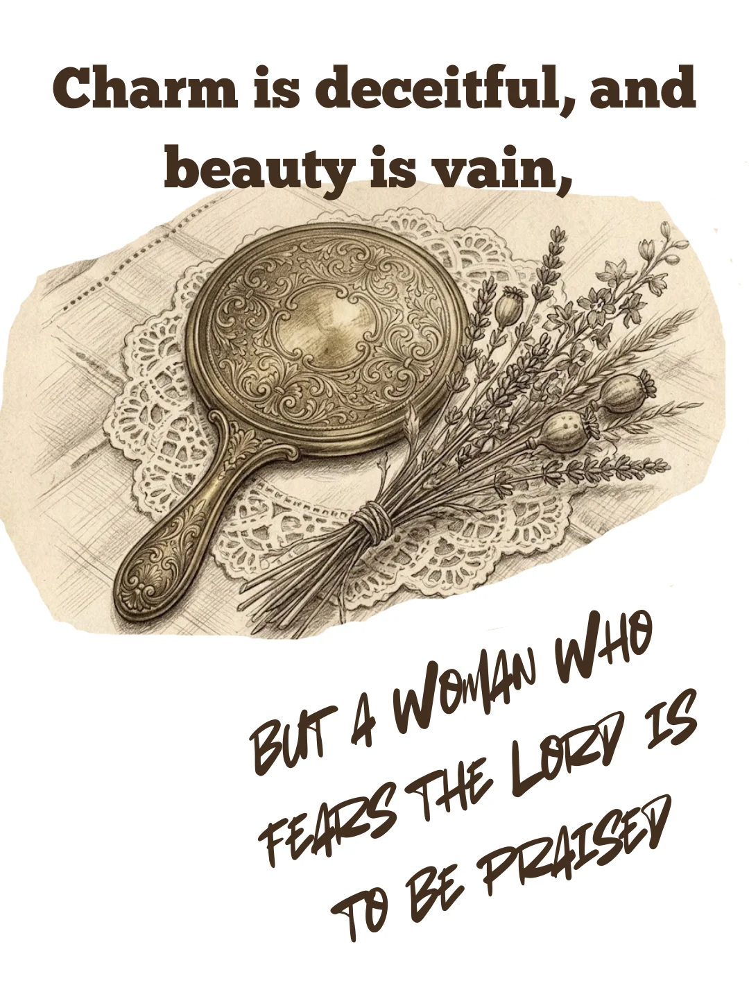 "Fears the Lord" Proverbs 31:30 Christian 20oz Travel Tumbler product image (2)