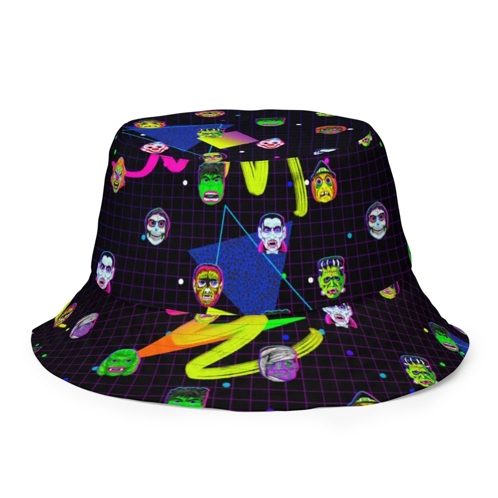 Horror icons Bucket Hat product image (4)