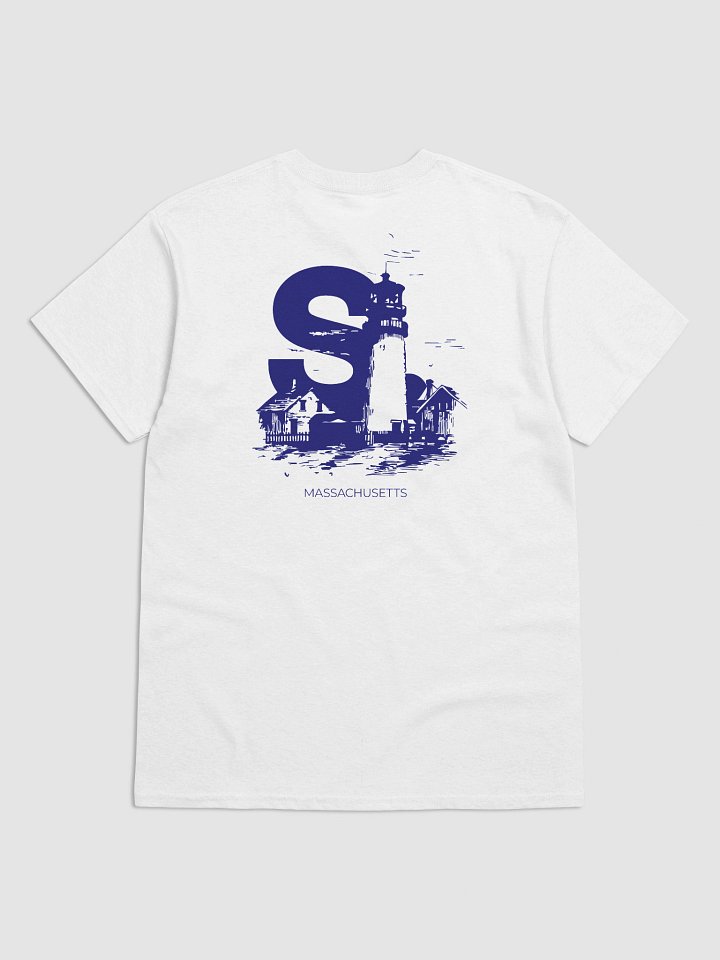 SERHANT. Massachusetts Lighthouse White T-Shirt product image (2)
