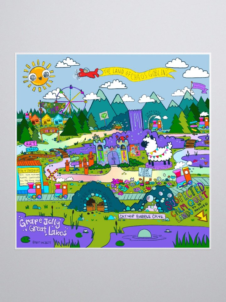 The Land of Chaos Goblins Sticker product image (1)