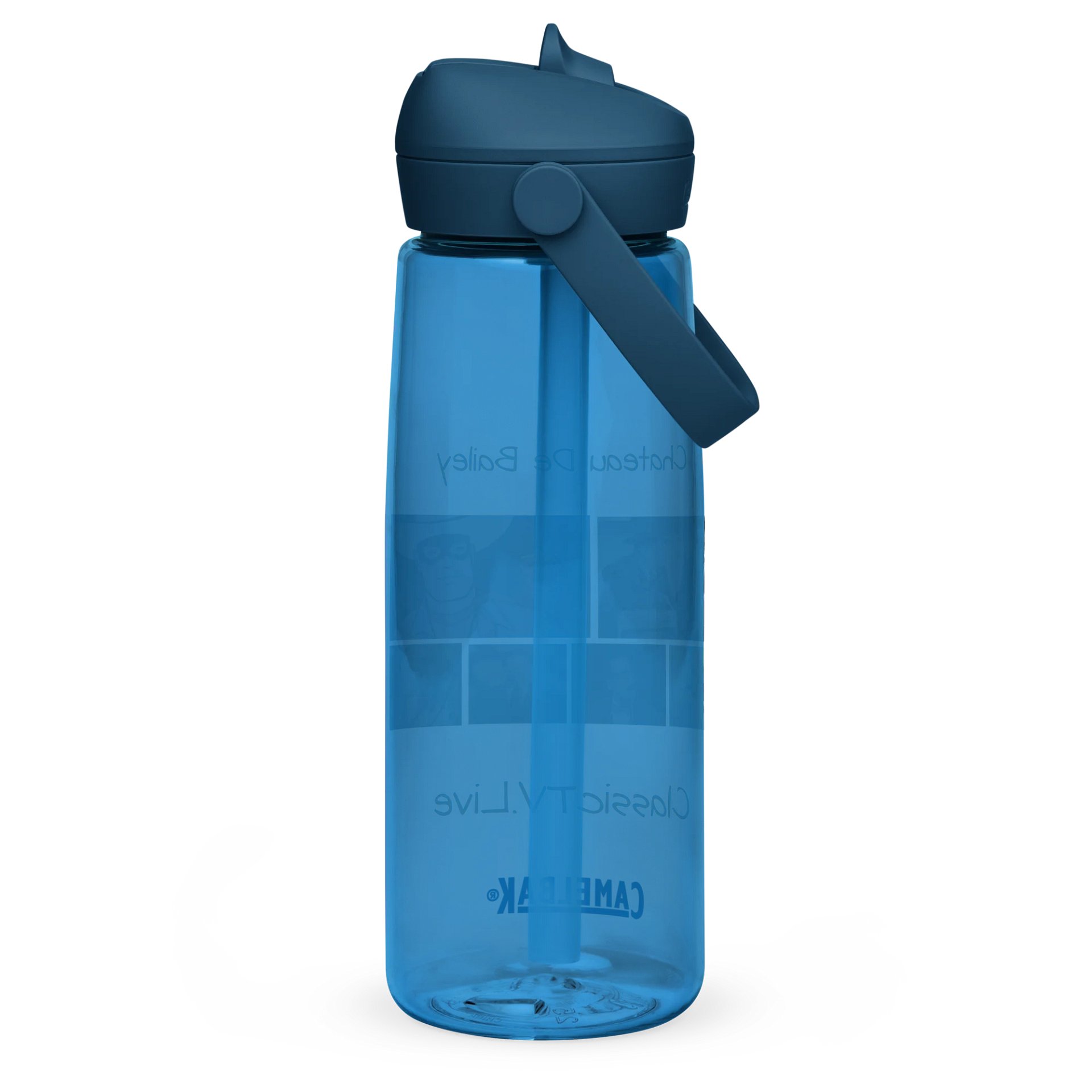 Vintage Film and TV Collage Water Bottle product image (2)