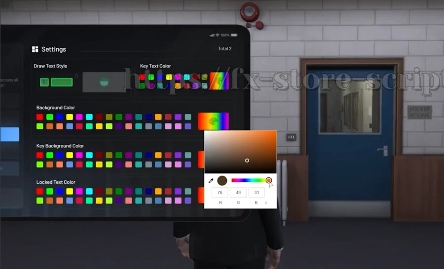 FIVEM DOORLOCK V2(Storage , Face & Clothing Scanner , Password , Camera , Custom props) QB/ESX/QBOX product image (1)