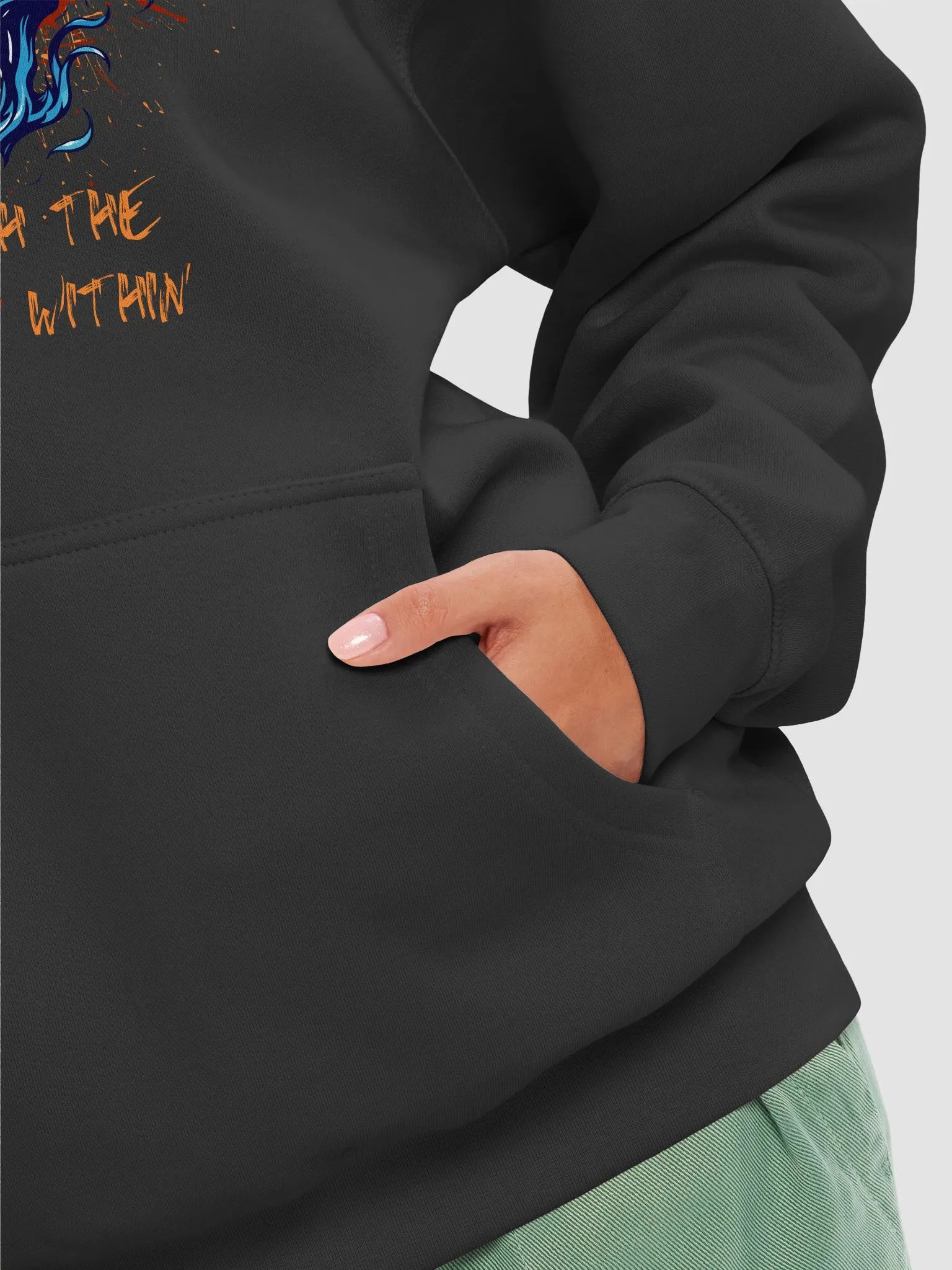 Ethereal Inferno Skull Hoodie product image (8)