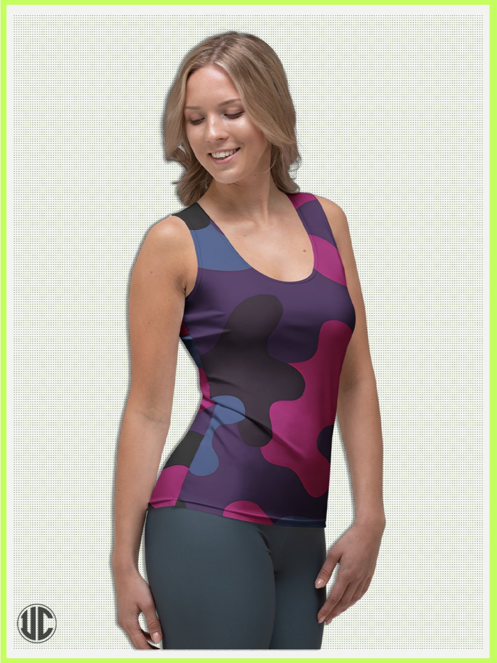 Kat’s Urban Camo – Women’s Tank Top product image (3)