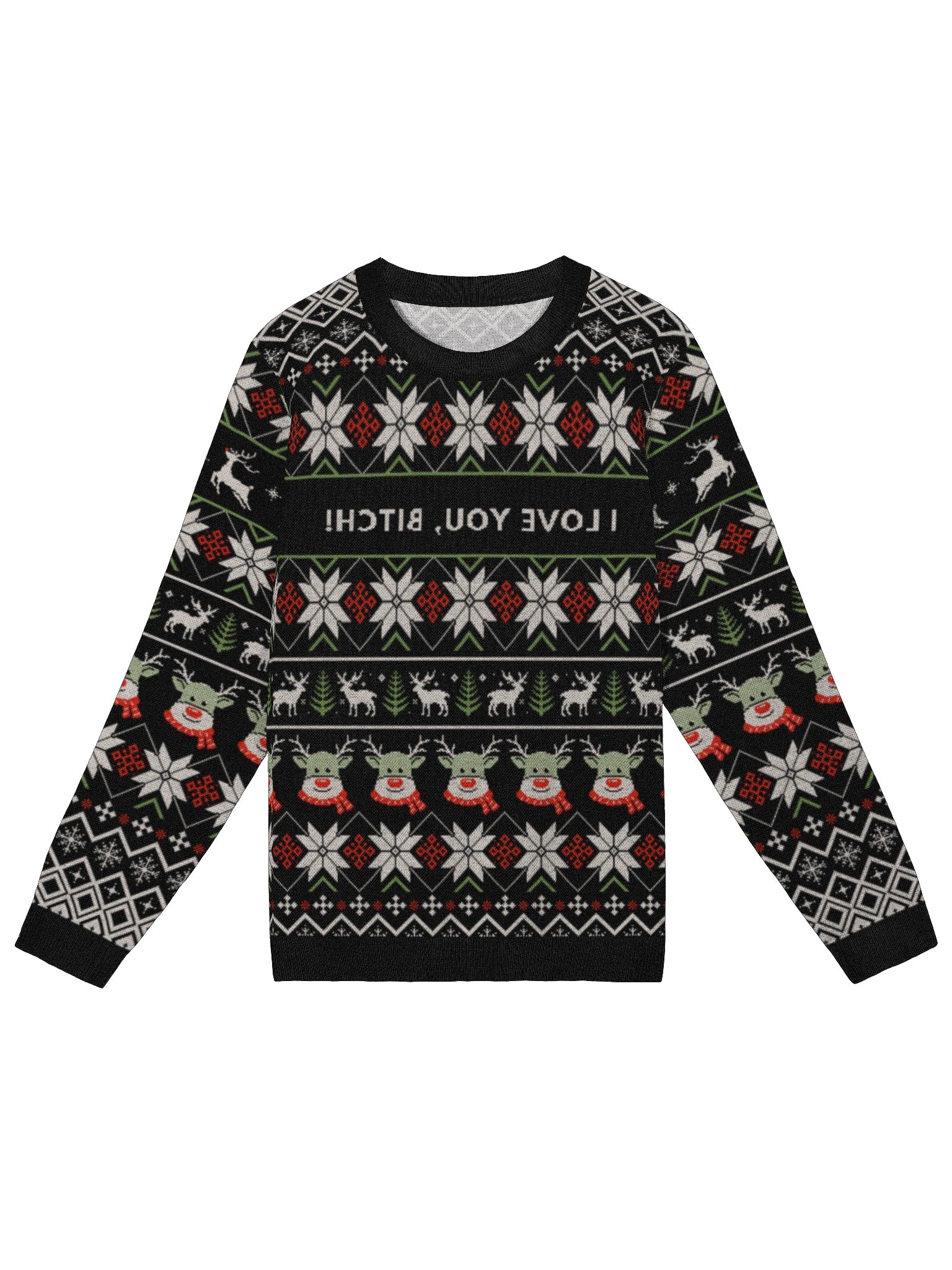 Ugly christmas sweater "ILYB" product image (5)