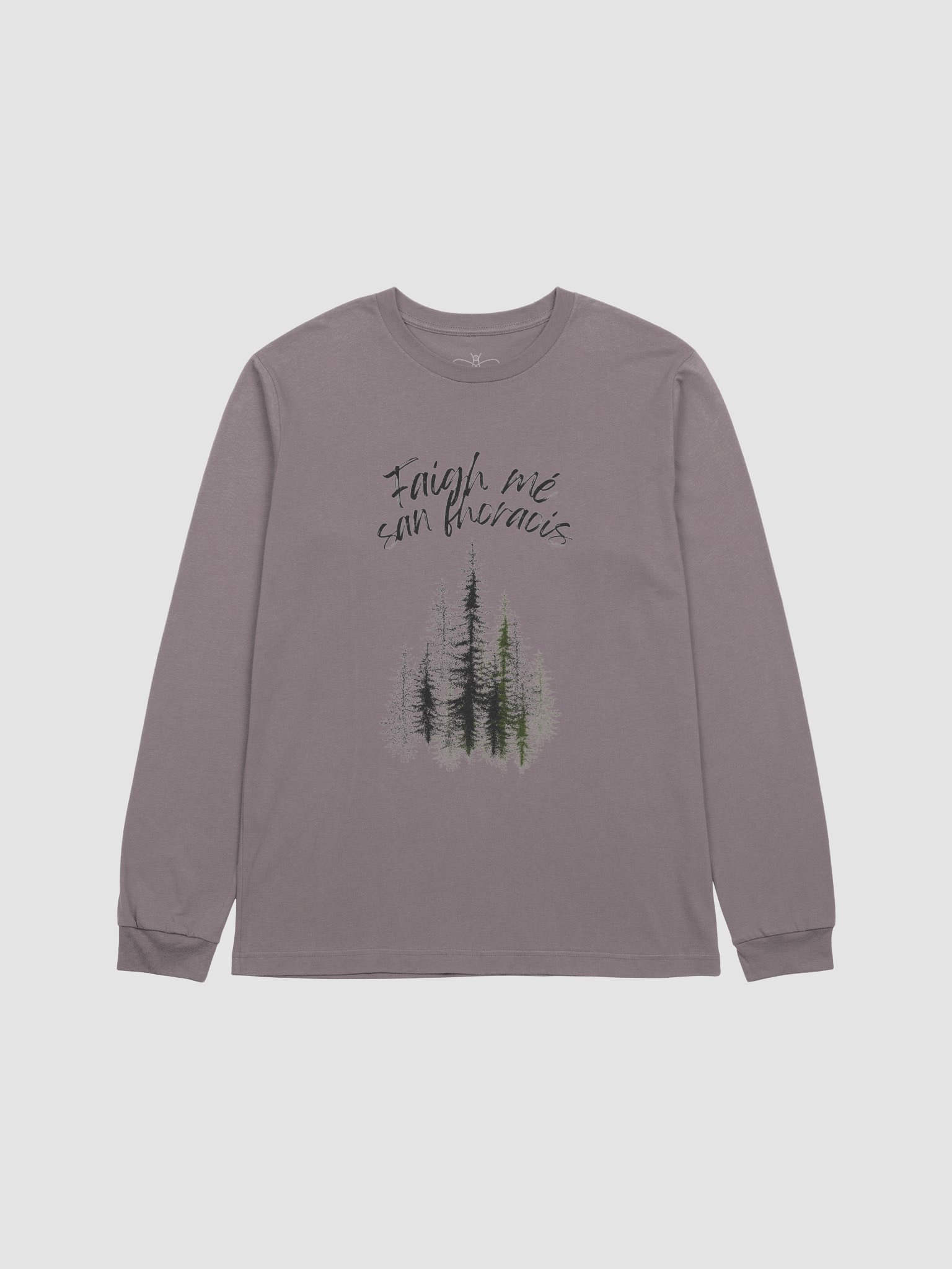 Faigh Mé San Fhorais (Find Me In the Forest) Long Sleeve Tee product image (1)
