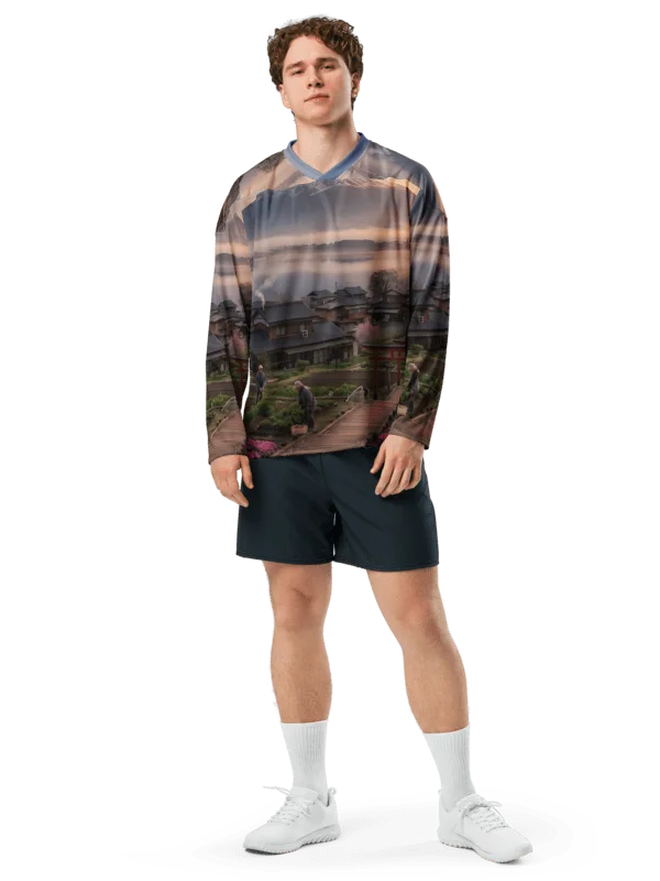Recycled Mount Fuji Hockey Fan Jersey | Eco-Friendly Athletic Apparel product image (5)