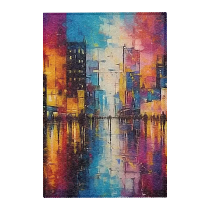 Vibrant Urban Rainscape - The Rug product image (1)