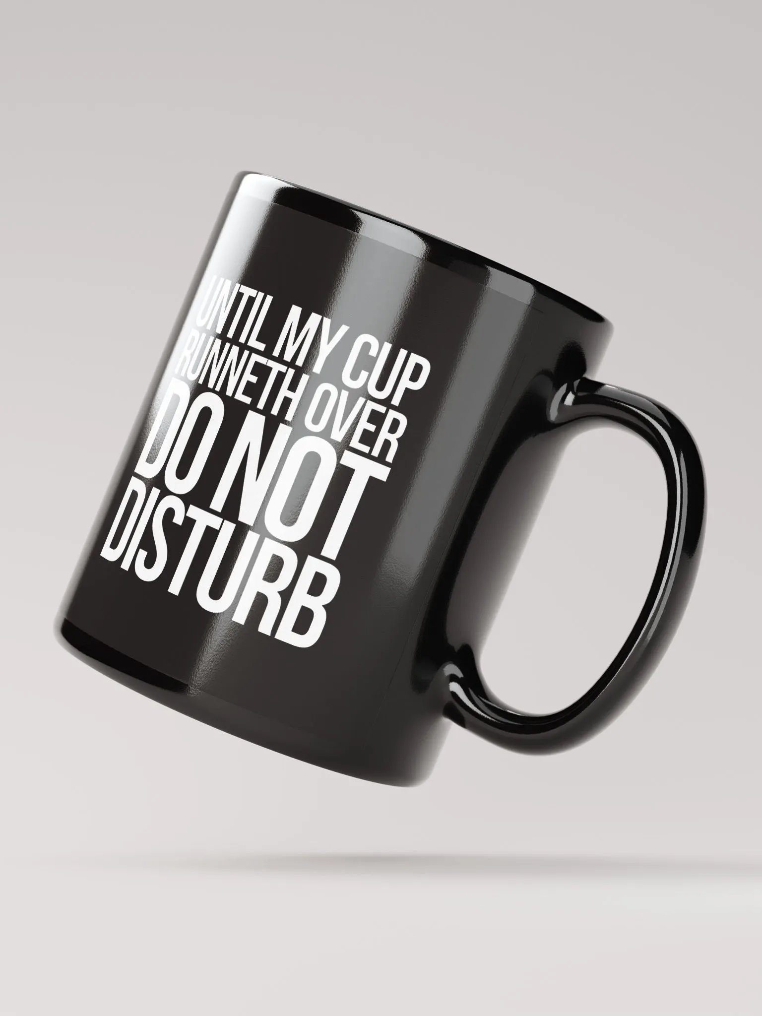 Cup Runneth Over Mug - Black product image (4)