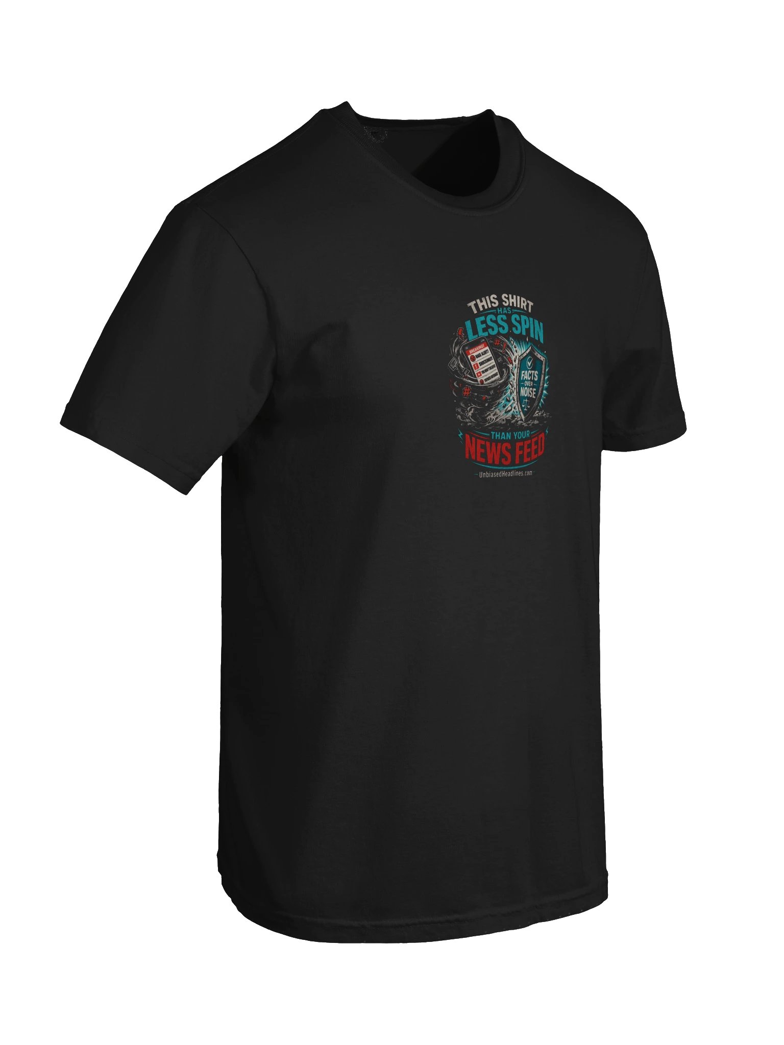 This Shirt Has Less Spin Than Your News Feed Tee - Large Front product image (6)