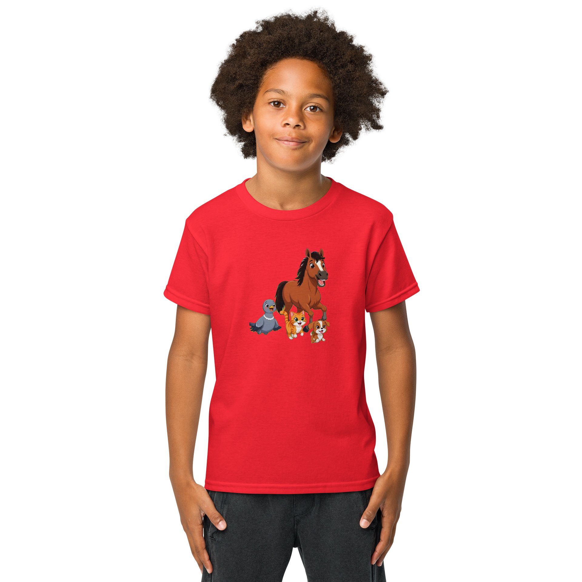 Cute Farm Friends Youth Sports Tee product image (1)