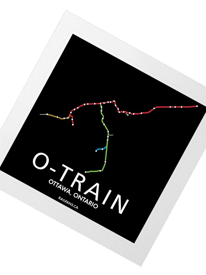 The Rail Fans Canada Transit Sticker - O-Train product image (5)