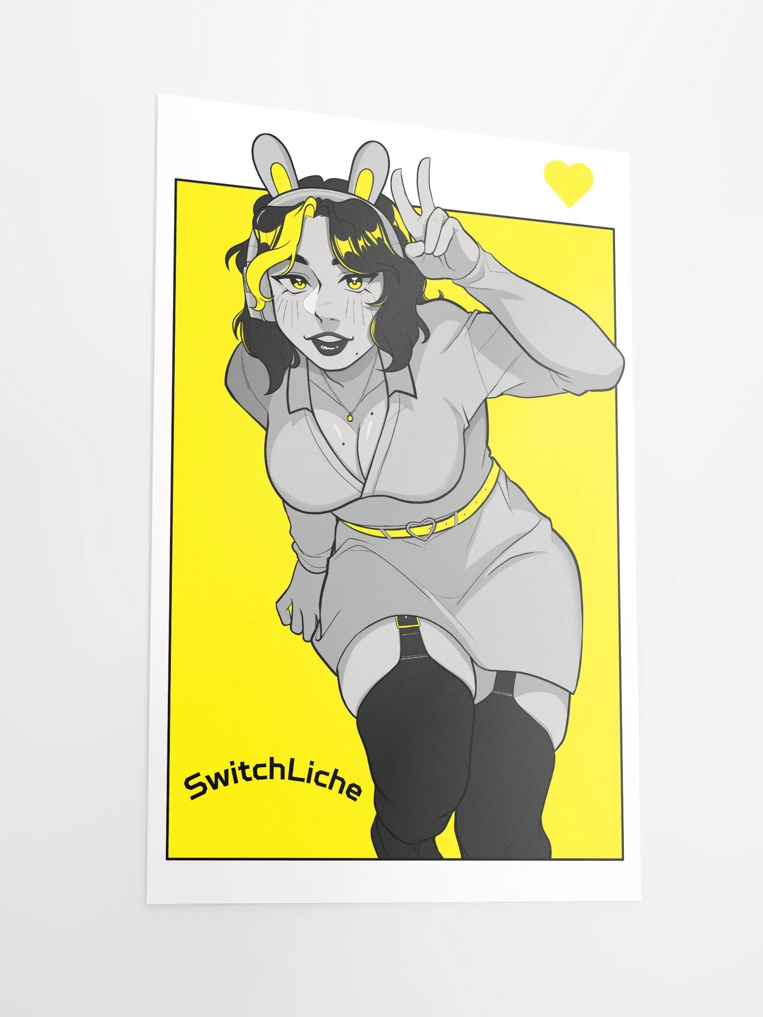 Bunny Swii Yellow Poster product image (2)