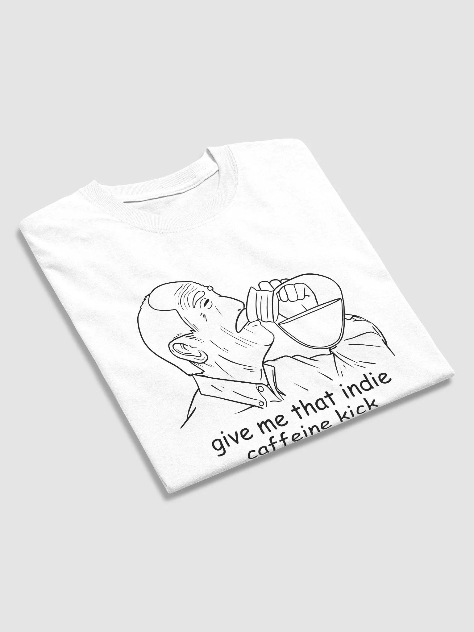 Indie Caffeine Fix Meme Tee product image (3)