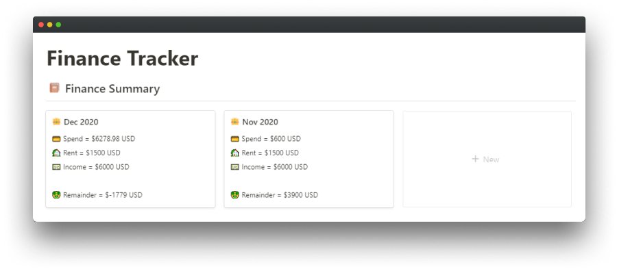 Grow Wealth Notion Template Pack product image (5)