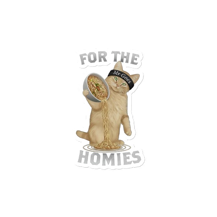 Mr. Goes For the Homies - Die-Cut Magnets product image (2)