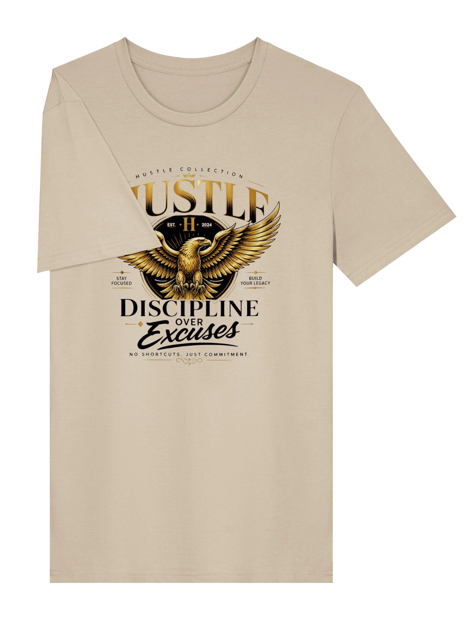 Hustle Eagle Discipline Motivational Tee product image (73)