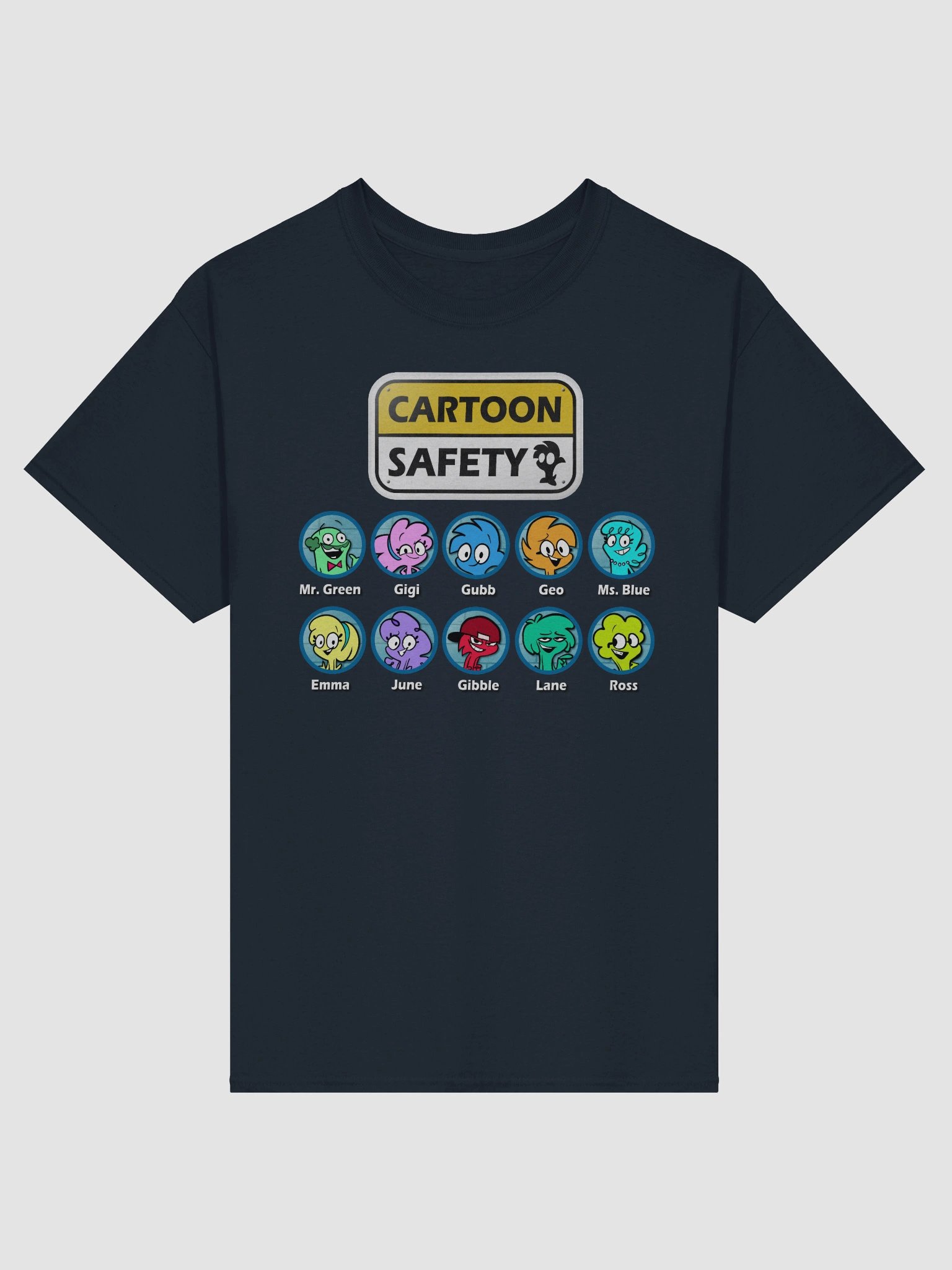 Cartoon Safety - Students and Staff T-Shirt product image (2)