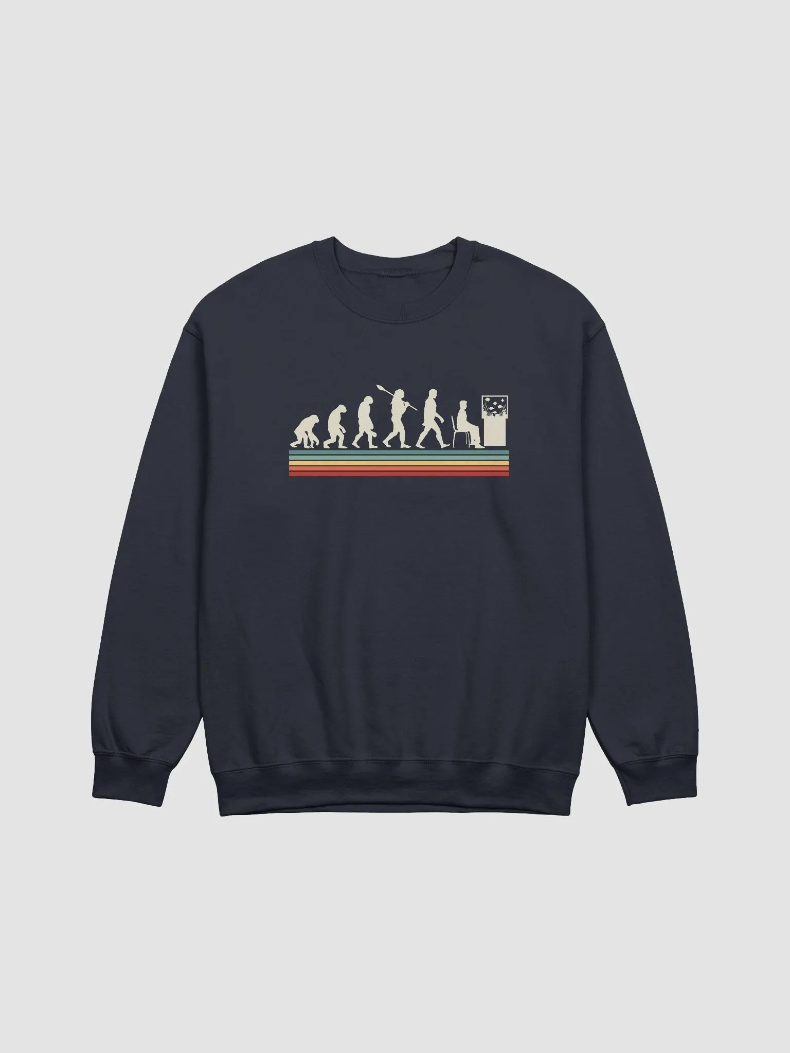 Evolution of an Aquarist | Sweatshirt for Freshwater, Saltwater, and Coral Reef Aquarists product image (17)