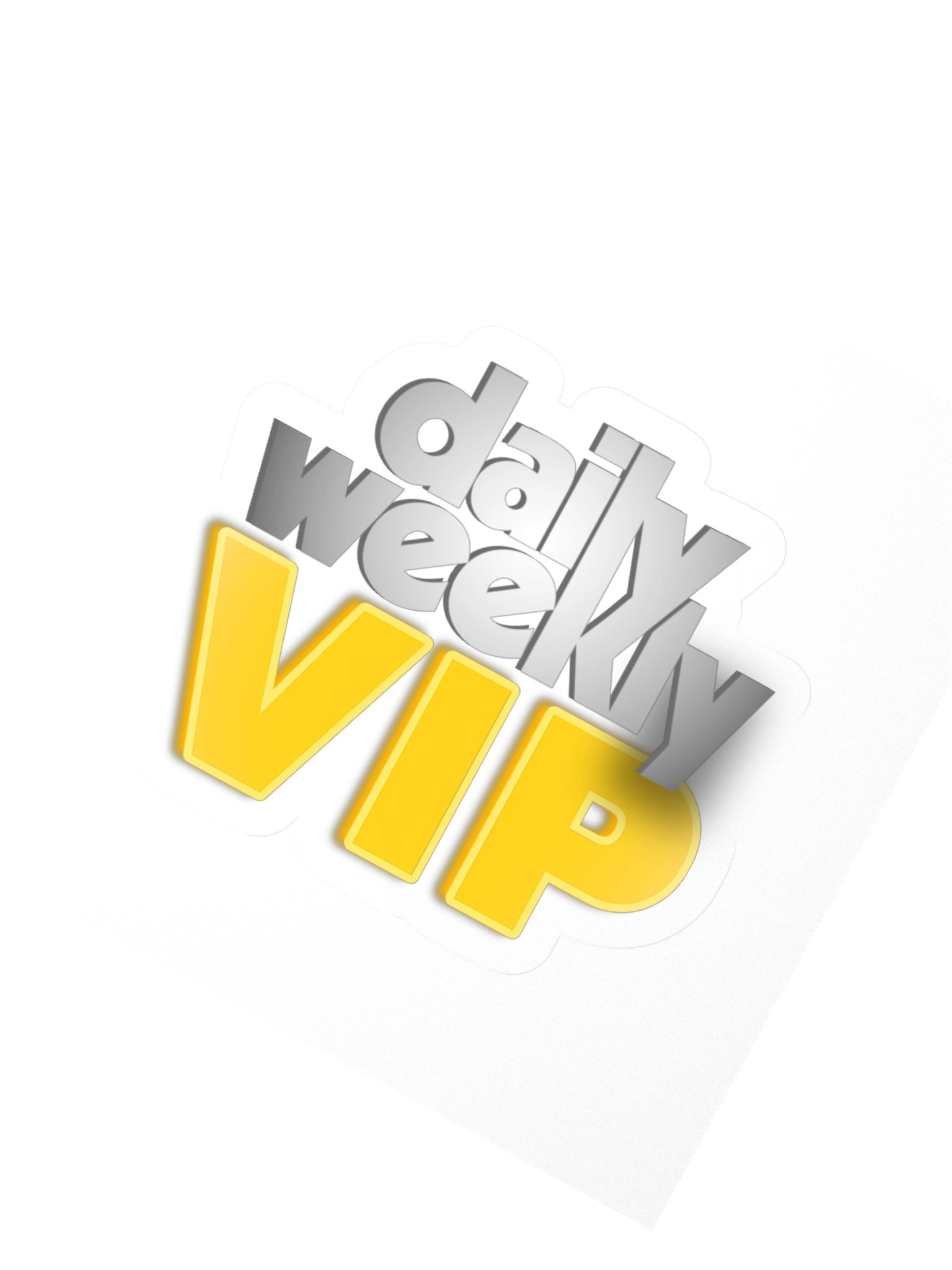DailyWeeklyVIP Sticker product image (2)