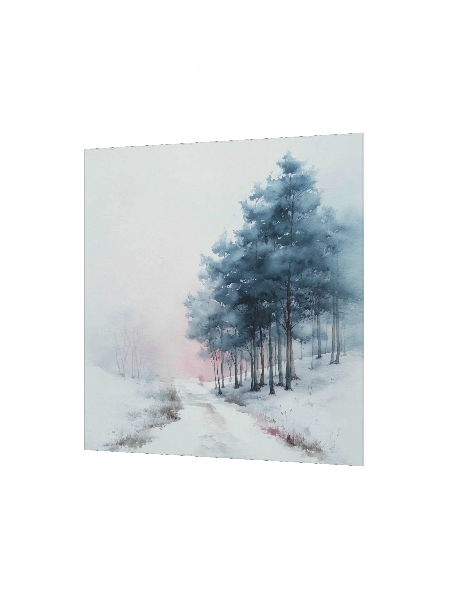 Powder Blue: Misty Dawn Snowy Landscape product image (7)