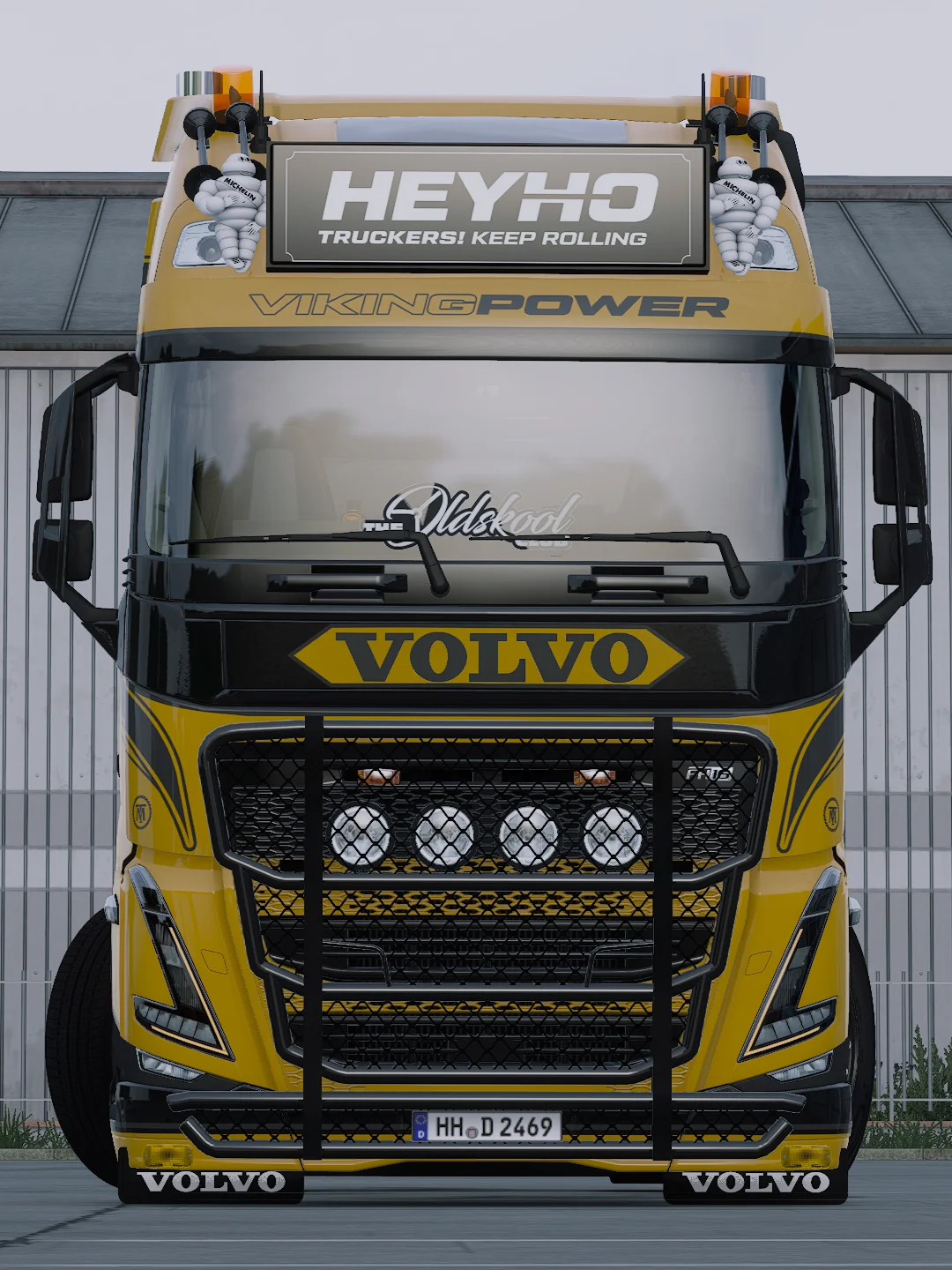 ETS2 TM Volvo FH4 FH5 FH6 Aero (SCS) + Trailer Schmitz S.KO COOL & Cargobull Multicolor Skin Pack product image (7)