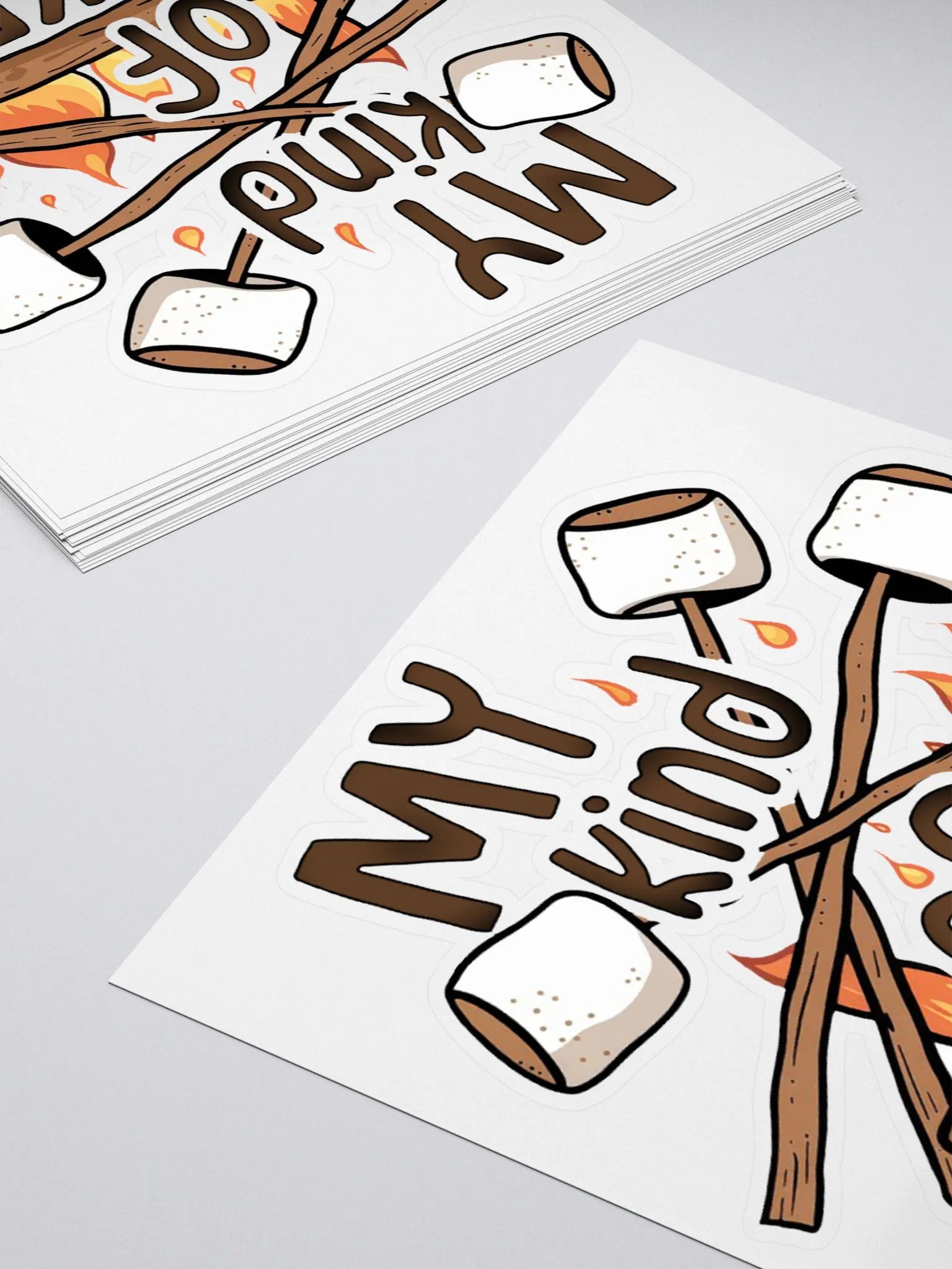 My Kind Of Weekend Marshmallow Roasting Sticker product image (11)