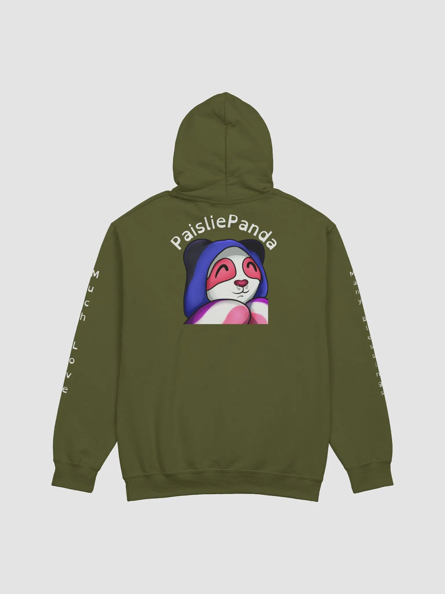 PaisliePanda Love and Blessings Cozy Hoodie w/ Light Text product image (14)