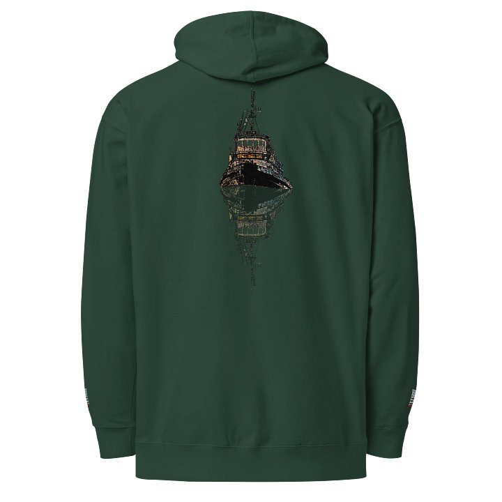 Tug Pacific Falcon & Reflection – Maritime Heritage | Twin Anchor Apparel Wheelhouse Watch Line product image (1)