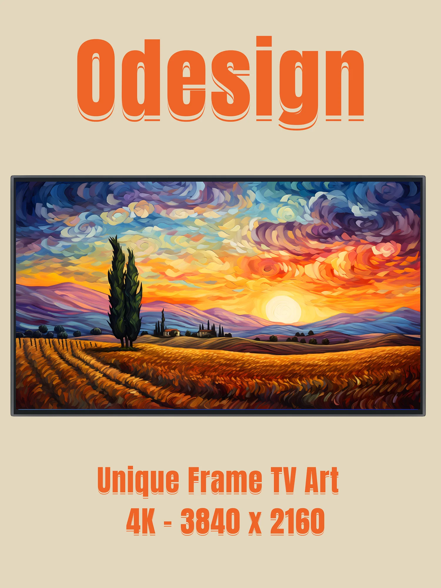 Beautiful landscape at sunset product image (1)
