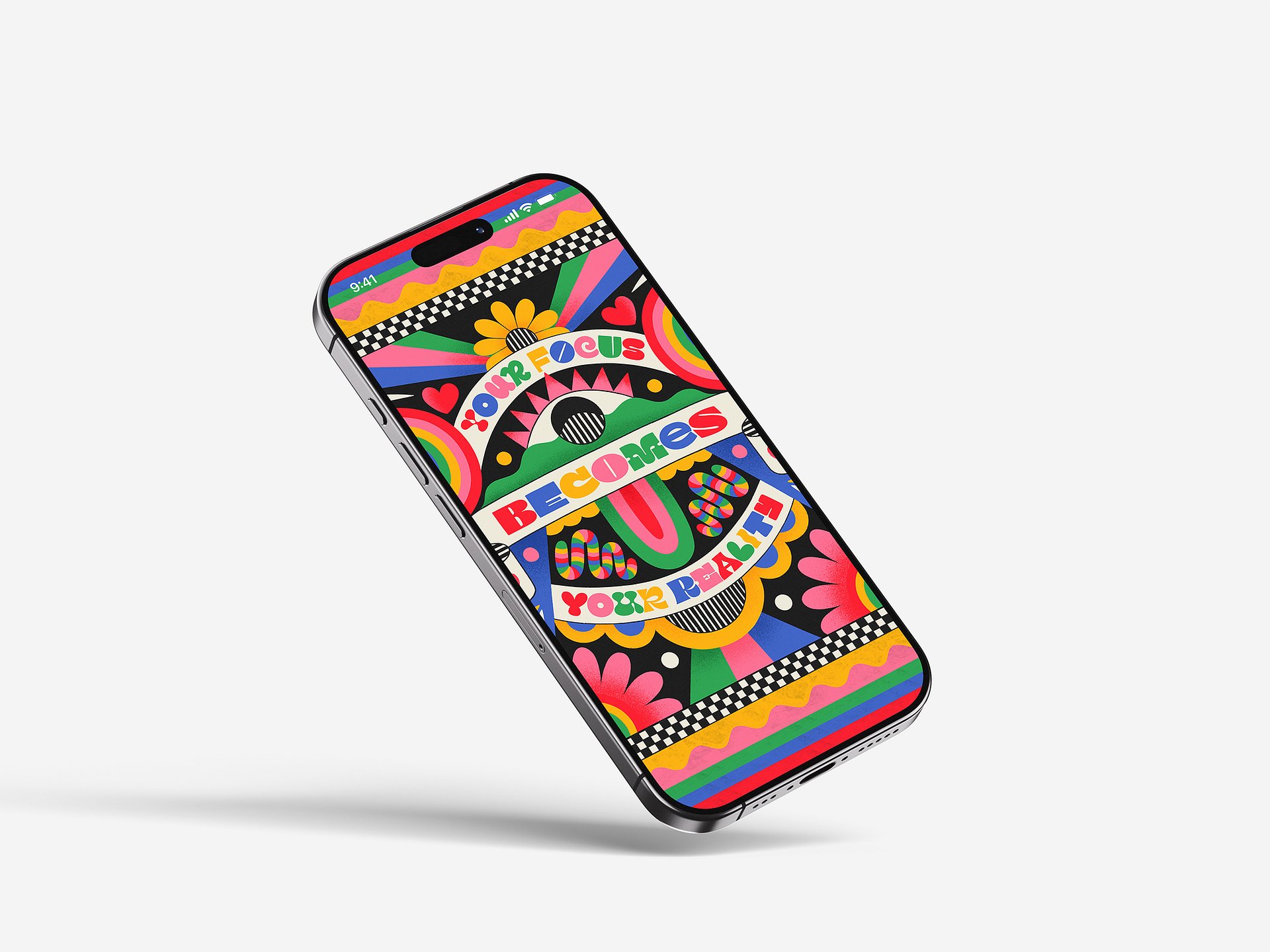 "Focus" iPhone Wallpaper product image (1)