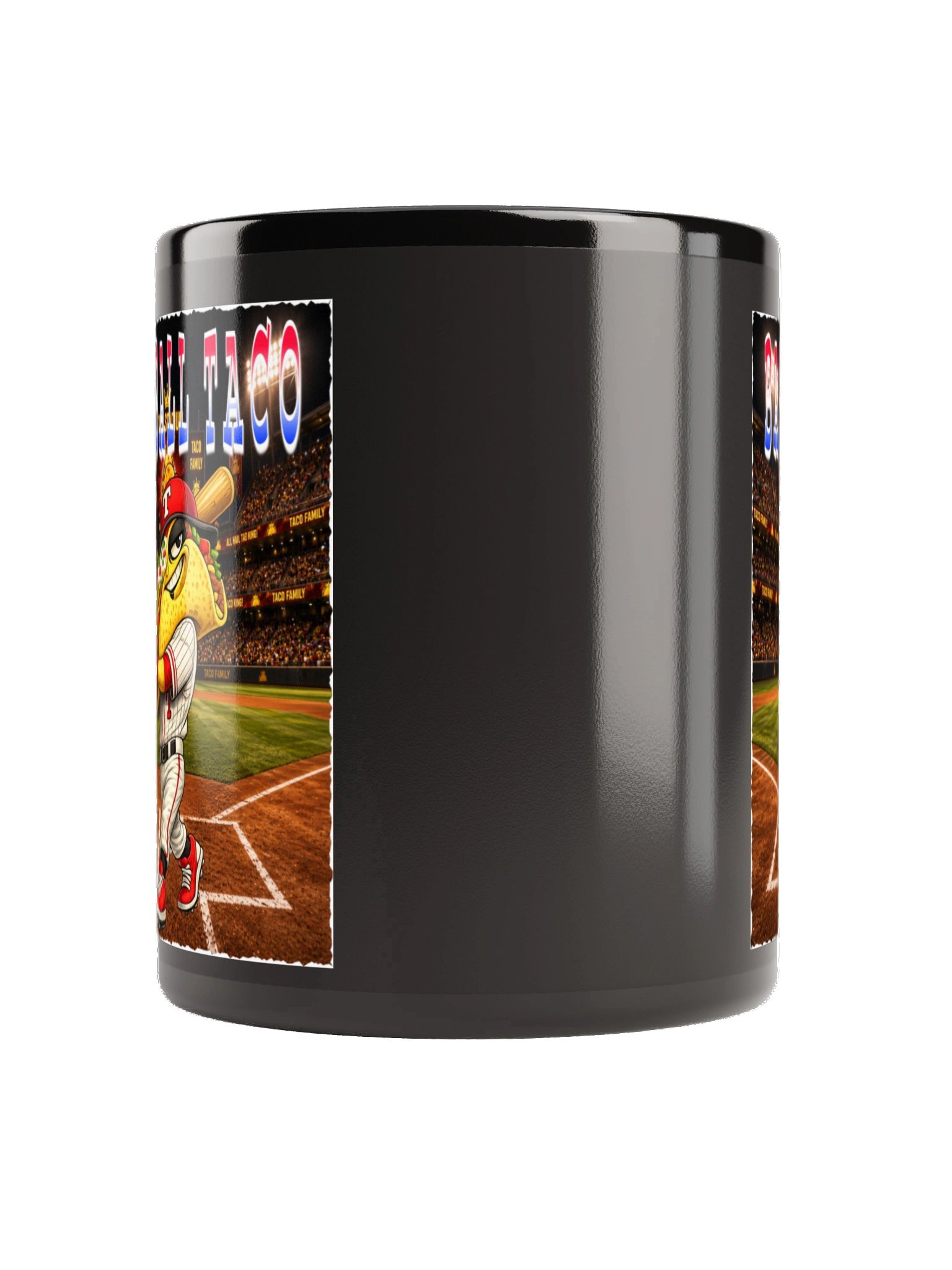 Baseball Taco Cartoon Mug - The Taco Family product image (3)